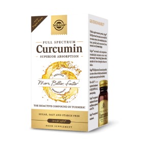 Solgar Full Spectrum Curcumin Συμπλήρωμα Προηγμένης Φόρμουλας με Κουρκουμά 30 Μαλακές Κάψουλες