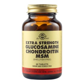 Solgar Extra Strength Glucosamine Chondroitin MSM,  Συμπλήρωμα για Χόνδρους & Αρθρώσεις, 60 ταμπλέτες