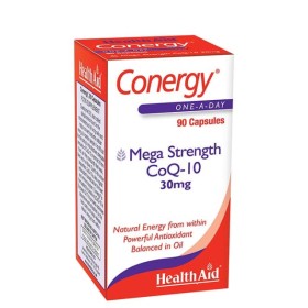 Health Aid Conergy Mega Strength CoQ10 30mg 90 Κάψουλες