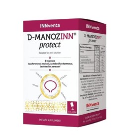 Innventa D-Manozinn Protect Συμπλήρωμα Διατροφής Για Υγιές Ουροποιητικό & Γαστρεντερικό Σύστημα, 10 Φακελίσκοι x 2,50gr