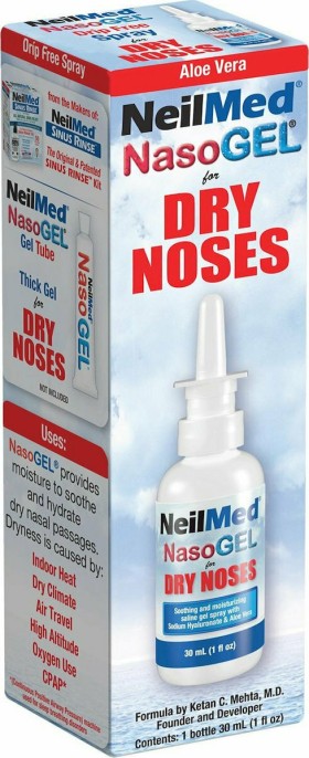 NEILMED Nasogel Spray Σπρέι Για Τη Ρινική Ξηρότητα, 30ml