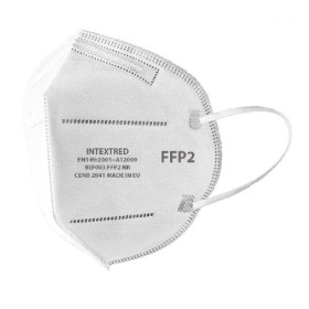 Intextred Μάσκα Προστασίας FFP2 NR Λευκή 20τμχ