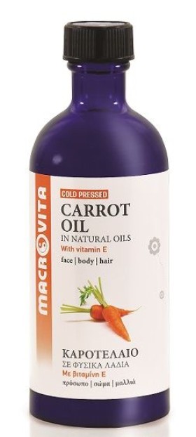 Macrovita Καροτέλαιο-Carrot Oil (Έλαιο Καρότου), 100ml