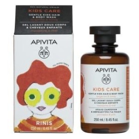 APIVITA Kids Care Σαμπουάν και Αφρόλουτρο με Μανταρίνι και Μέλι, Hair & Body Wash with Tangerine & Honey, 250ml