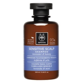 APIVITA Σαμπουάν για Ευαίσθητο Τριχωτό με Λεβάντα & Μέλι, Sensitive Scalp Shampoo, 250ml