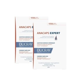 DUCRAY Πακέτο Anacaps Expert Συμπλήρωμα Διατροφής Για Την Χρόνια Τριχόπτωση, 2x30 Κάψουλες