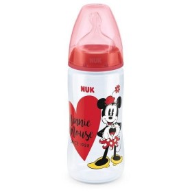 NUK Μπιμπερό Πλαστικό 6-18m First Choice Mε Θηλή Σιλικόνης & Δείκτη Ελέγχου Θερμοκρασίας Disney Minnie (10,741,034), 300ml