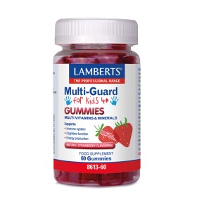 Lamberts Multi-Guard Kids 4+ Gummies Φράουλα 60 Ζελεδάκια 8613-60