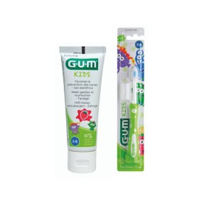 Gum Kids Οδοντόβουρτσα 3-6 Ετών Πράσινο & Δώρο Gum Kids Οδοντόπαστα 2-6 Ετών 50ml