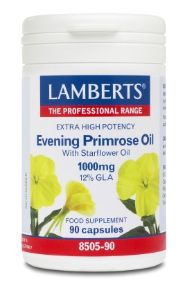 Lamberts Evening Primrose Oil with Starflower Oil 1000mg (Ωμέγα 6) 90 Κάψουλες 8505-90