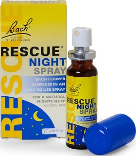 BACH RESCUE Night Spray Φυσικό Βοήθημα Για Tην Αΰπνία, 20ml