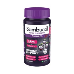 Sambucol Gummies Kids Vitamin C Παιδικό Συμπλήρωμα Διατροφής Για Την Ενίσχυση Του Ανοσοποιητικού, 30 Ζελεδάκια