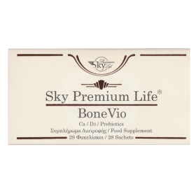 Sky Premium Life Bone Vio Συμπλήρωμα Διατροφής Πρεβιοτικών Ασβεστίου & Βιταμίνης D3 28 Φακελίσκοι