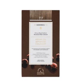 Korres Argan Oil Ageless Colorant Μόνιμη Βαφή Μαλλιών 7.17 Ξανθό Μπέζ 50ml