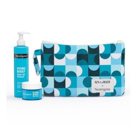 Neutrogena Promo Hydro Boost Ενυδατικό Καθαριστικό Προσώπου, 200ml & Δροσερό Ενυδατικό Gel, 50ml & Νεσεσέρ, 1σετ