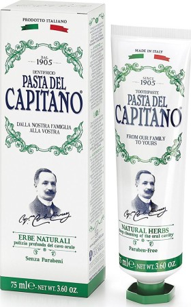 Pasta del Capitano Herbal Toothpaste Φυτική Οδοντόπαστα, 75ml