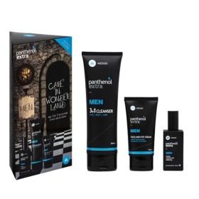 Panthenol Extra Men Care In Wonderland Πακέτο Eau De Toilette 50ml & 3 In 1 Cleanser & Face & Eye Cream 75ml