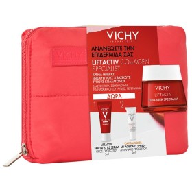 Vichy Liftactiv Πακέτο Collagen Specialist Αντιγηραντική Κρέμα Ημέρας, 50ml & ΔΩΡΟ Liftactiv Specialist B3 Serum Ορός Προσώπου, 5ml & Capital Soleil SPF50+ Αντηλιακό Προσώπου, 3ml & Νεσεσέρ