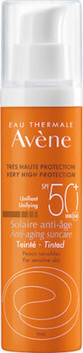 Avene Solaire Anti-Age Teinte SPF50+, Αντηλιακή - Αντιγηραντική Κρέμα Προσώπου με Χρώμα, 50ml