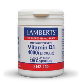 Lamberts Vitamin D3 4000IU 120 Κάψουλες 8142-120