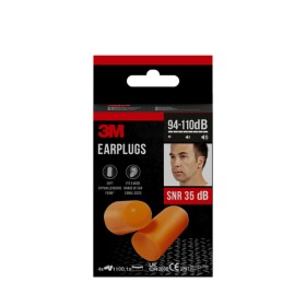 3M Ωτοασπίδες Ear Plugs Πορτοκαλί Mε Διάφανη Θήκη Αποθήκευσης 4 Ζευγάρια