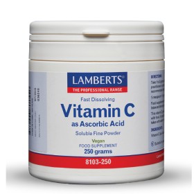 Lamberts Vitamin C As Ascorbic Acid Βιταμίνης C  250gr 8103-250