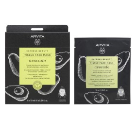 Apivita Express Beauty Tissue Face Mask Avocado Μάσκα Προσώπου με Αβοκάντο 10ml