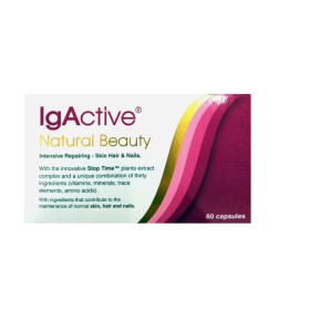 IgActive Natural Beauty Συμπλήρωμα Διατροφής Για Δυνατά Μαλλιά, Δέρμα & Νύχια, 60 κάψουλες