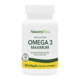 Natures Plus Omega 3 Maximum Συμπλήρωμα Διατροφής Ωμέγα-3 30 Μαλακές Κάψουλες