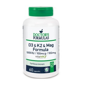 Doctors Formulas D3 & K2 & Mag Formula 60 κάψουλες