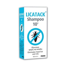 Licatack Shampoo 10 Aντιφθειρικό Σαμπουάν 100ml
