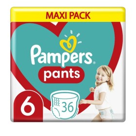 Pampers Pants Jumbo Pack Πάνες Βρακάκι No6 (15kg+), 36 Πάνες Βρακάκι