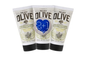 KORRES Hand Cream Pure Greek Olive Κρέμα Χεριών Άνθη Ελιάς 75ml 2+1 Δώρο