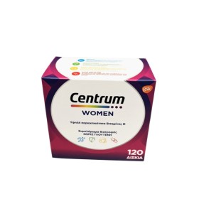 Centrum Women Πακέτο Συμπλήρωμα Διατροφής με Βιταμίνη D 120 Δισκία