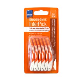 Intermed Μεσοδόντια Βουρτσάκια InterPick S/M Πορτοκαλί 36τμχ