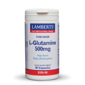 Lamberts L-Glutamine 500mg Για Την Υγεία Του Εντέρου 90 Κάψουλες 8310-90