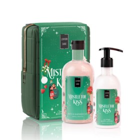 Lavish Care Πακέτο Mistletoe Kiss Shower Gel 500ml & Body Lotion Glitter 300ml & Δώρο Νεσεσέρ