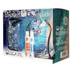 INTERMED Luxurious Suncare Promo Pack με Antioxidant Sunscreen Spray SPF50, Αντιοξειδωτικό Αντιηλιακό με Βιταμίνη C, 200ml & Antioxidant Hydrating Spray Mist Ενυδατικό Νεφέλωμα με Υαλουρονικό Οξύ, 200ml & ΔΩΡΟ το Summer Greece Backpack