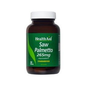Health Aid Saw Palmetto 265mg για την Υγεία του Προστάτη 30 ταμπλέτες
