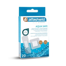 Alfashield Strips Aqua Safe Αδιάβροχα Αυτοκόλλητα Επιθέματα σε 2 Μεγέθη 20Τμχ
