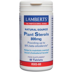 LAMBERTS Natural Plant Sterols 800mg 60 Tabs 8583-60