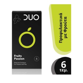 DUO Προφυλακτικά Premium Fruits Passion, 6τμχ