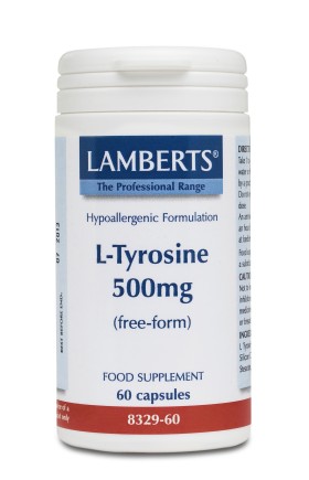 Lamberts L-Tyrosine 500mg 60 caps 8329-60