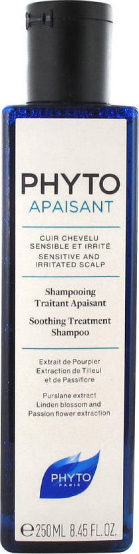 PHYTO Apaisant Shampoo, Σαμπουάν για το Ευαίσθητο Τριχωτό 250ml