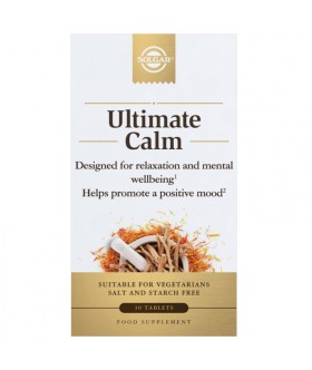 Solgar Ultimate Calm, Συμπλήρωμα Διατροφής για την Υποστήριξη της Χαλάρωσης, 30 Ταμπλέτες