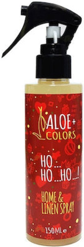 ALOE+ COLORS Ho...Ho...Ho... ! Home & Linen Spray Αρωματικό Χώρου & Υφασμάτων Με Άρωμα Μελομακάρονο, 150ml