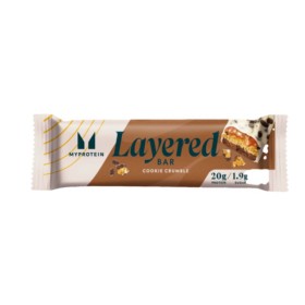MyProtein Layered Cheat Cookie Crumble Πρωτεϊνική Μπάρα 60gr
