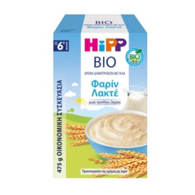 Hipp Bio Κρέμα Δημητριακών Φαρίν Λακτέ από 6ο Μήνα 475gr