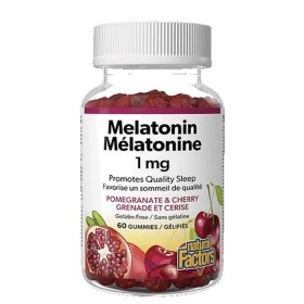 Natural Factors Melatonin 1mg 60 Ζελεδάκια