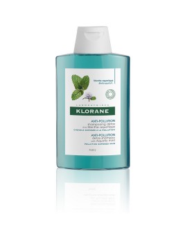 Klorane Anti-Pollution Detox Shampoo with Aquatic Mint Σαμπουάν Αποτοξίνωσης, 200ml